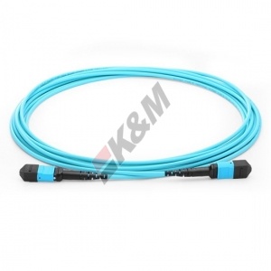 Fiber Optic Jumper 8 Fiber OM3 MTP